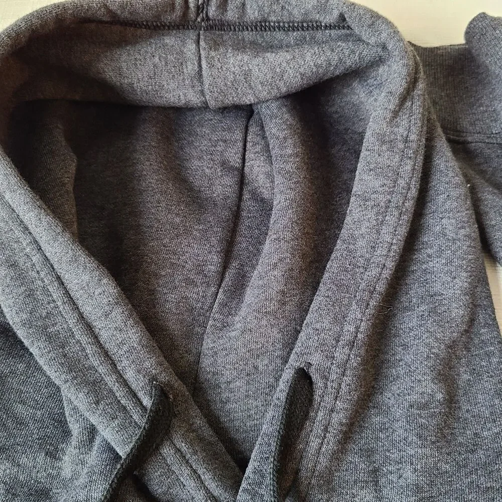 The North Face Hoodie Mens Large Gray Pullover LIUNA Laborers Graphic Sweatshirt